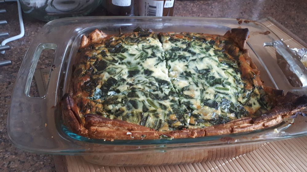 Spinach & Bacon Quiche